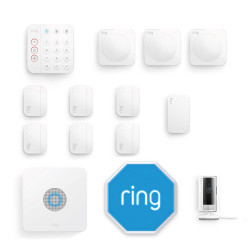 Kit de Ring Alarm - XL con sirena exterior de Amazon | Sistema de seguridad para el hogar con alarma y vigilancia asistida
