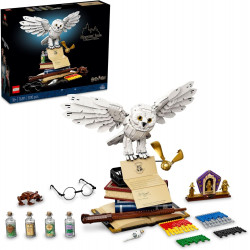LEGO Harry Potter Hogwarts Icons - Edición Coleccionista 76391 20 Aniversario Coleccionable para Adultos (3010 Piezas)
