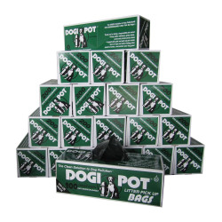 dogipot 1402 – 20 caso, recoger basura bolsa de rollo de 20 rollos, 200 bolsas por rollo (4000 unidades)