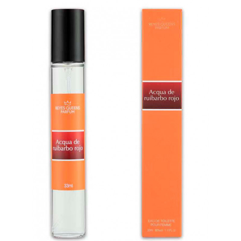 Hermés Eau De Rhubarbe Ecarlate REYES QUEENS Acqua de Ruibarbo Rojo 33 ml Pack 3 Unidades Q053P3 - 1