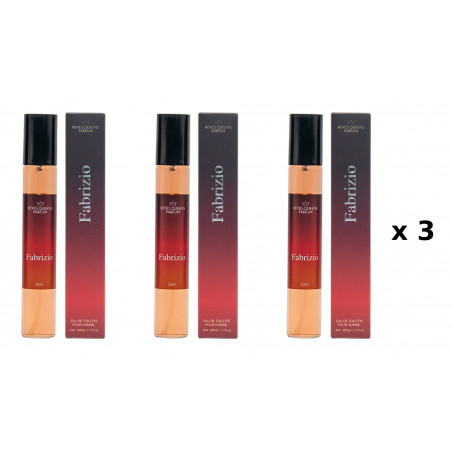 Fabrizio 33 ml Embalagem com 3 unidades perfume equivalente Reyes Queens