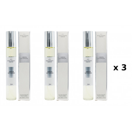 Green Vetiveria 33 ml 3er-Pack äquivalentes Parfum Reyes Queens