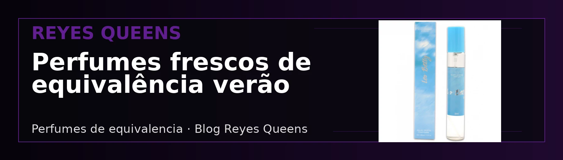 Perfumes de equivalência frescos para o verão